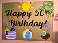 Custom Hand-Painted Banner