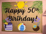 Custom Hand-Painted Banner